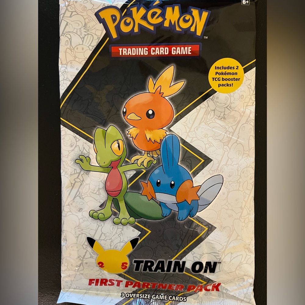 Pokemon TCG First Partner Pack - Hoenn 3 Jumbo Cards + 2 Booster Packs